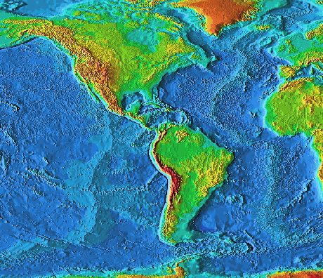 relief map