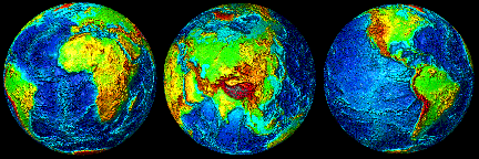 Topo globes